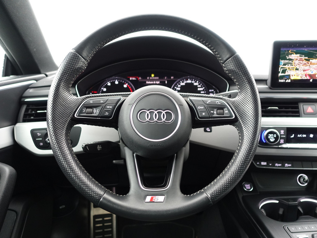 
Audi A5 Coupé 40 TFSI S line Black Optic Aut- Xenon Led, Dynamic Select, Keyless, Sfeerverlichting, Navi, Park Assist vol									