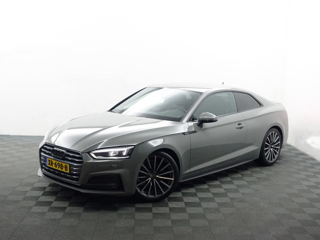 
Audi A5 Coupé 40 TFSI S line Black Optic Aut- Xenon Led, Dynamic Select, Keyless, Sfeerverlichting, Navi, Park Assist vol									