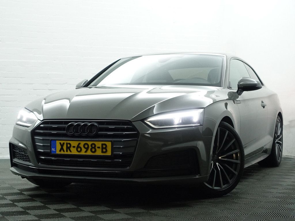 
Audi A5 Coupé 40 TFSI S line Black Optic Aut- Xenon Led, Dynamic Select, Keyless, Sfeerverlichting, Navi, Park Assist vol									