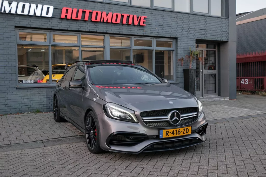 
Mercedes-Benz A-klasse AMG 45 4MATIC | Pano|Facelift|381PK | Navi |Grote Scherm| vol									