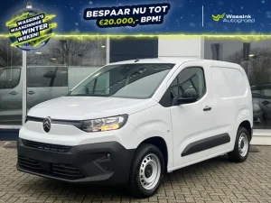 Citroën Berlingo Van GB 1.5 BlueHDi 100pk L1 | BPM Vrij | Houtenvloer laadruimte met antislip afwerking (9mm) + houten zijwanden | Pakket Winter | Trekhaak voorbereiding