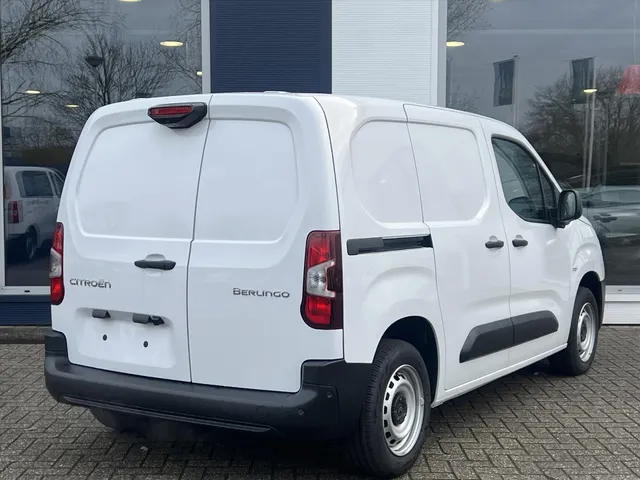 
								Citroën Berlingo Van GB 1.5 BlueHDi 100pk L1 3-zits | Navigatie | Houten vloer + wand afwerking | Cruise control | Apple Carplay & Android Auto | Parkeercamera en sensoren vol									