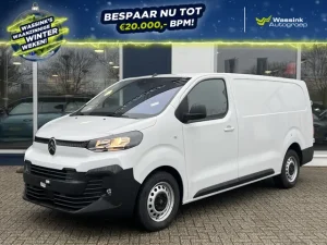 Citroën Jumpy GB 2.0 BlueHDi 180pk L3 Automaat 3-zits | BPM Vrij | Navigatie | Afneembare trekhaak | Houten afwerking laadruimte |