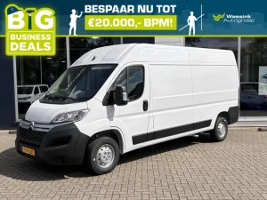 Citroën Jumper GB 33 L3H2 2.2 BlueHDi 140pk zwaar | Navigatie | Climate control | Apple Carplay & Android Auto | 2500kg trekgewicht